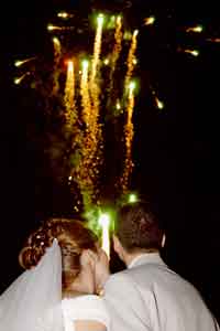 Jocuri de artificii pentru nunti